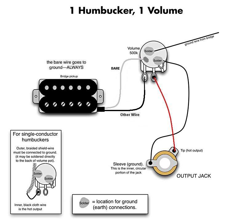 2 Conductor Humbucker Wiring Diagram - 26